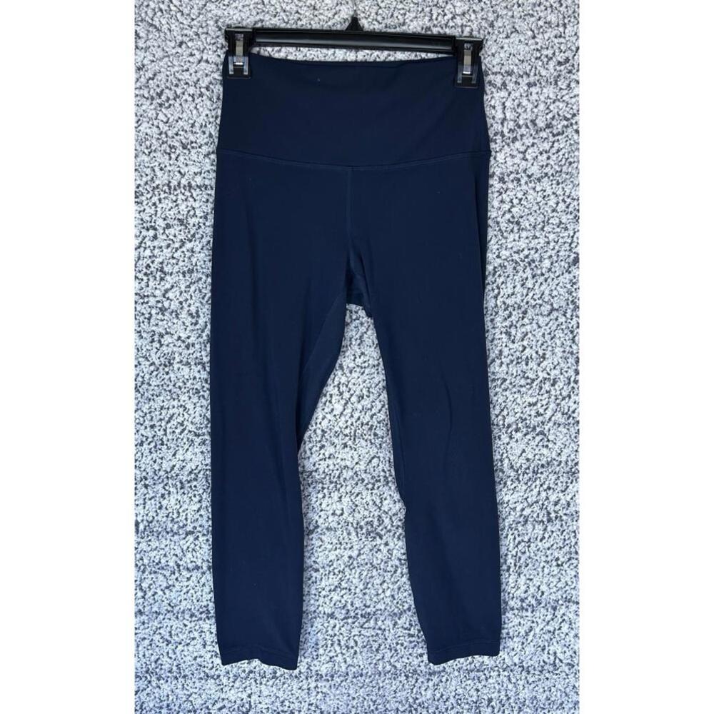 Lululemon Align Crop 23" True Navy Leggings Womens Size 6 Yoga Pants